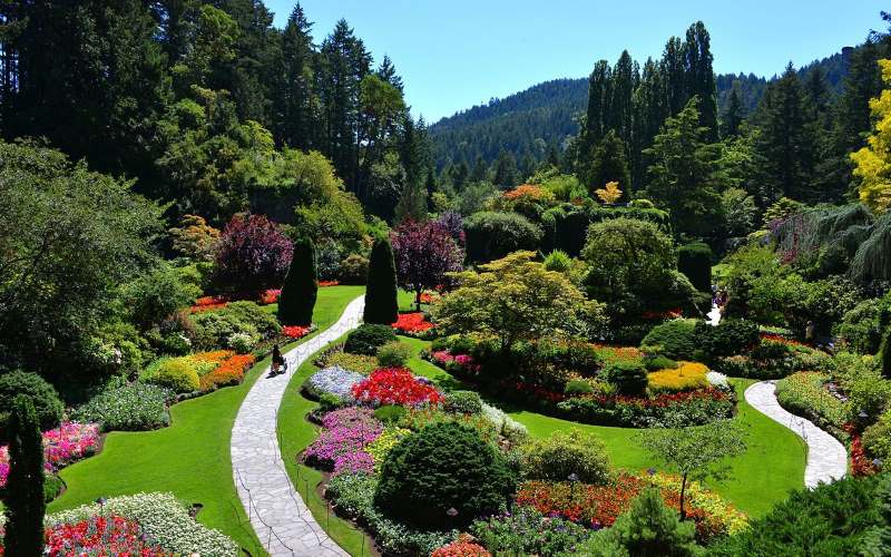 The Butchart Gardens year-round gardens in British Columbia Canada